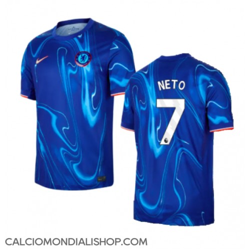 Maglie da calcio Chelsea Pedro Neto #7 Prima Maglia 2024-25 Manica Corta